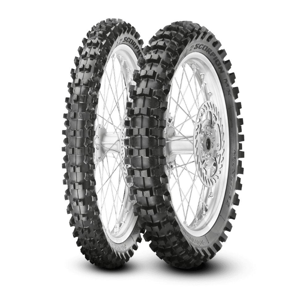 110/90-19 opona PIRELLI SCORPION MX32 MID SOFT TL REAR NHS 62M